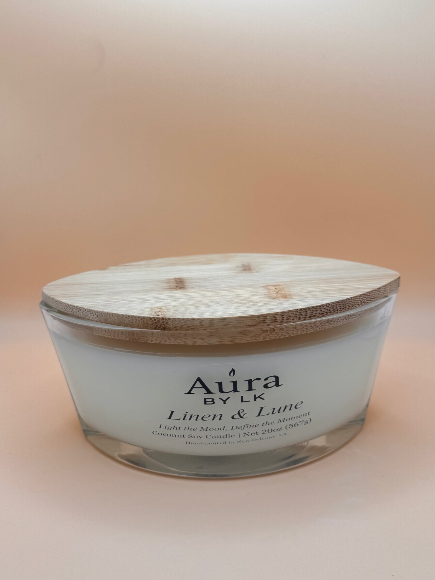 Luxe Signature 3-Wick Oval Candle – 20 oz (Made to Order)