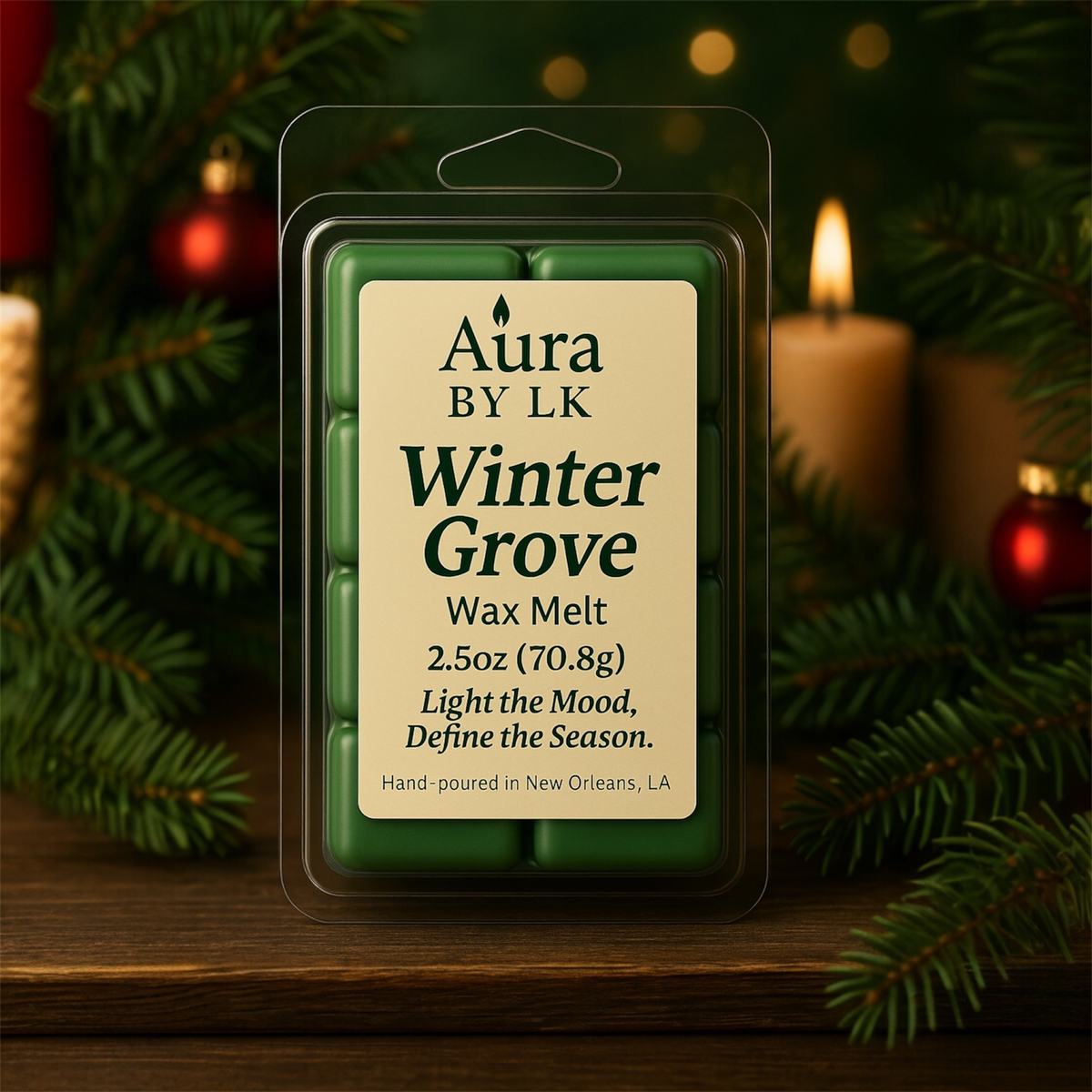 Aura By LK Winter Grove wax melt