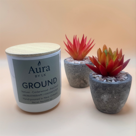 Aura by LK Ground aromatherapy candle