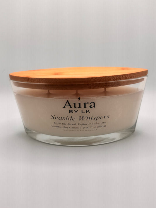 Luxe Signature  3-Wick Oval Candle – 20 oz (Made to Order)