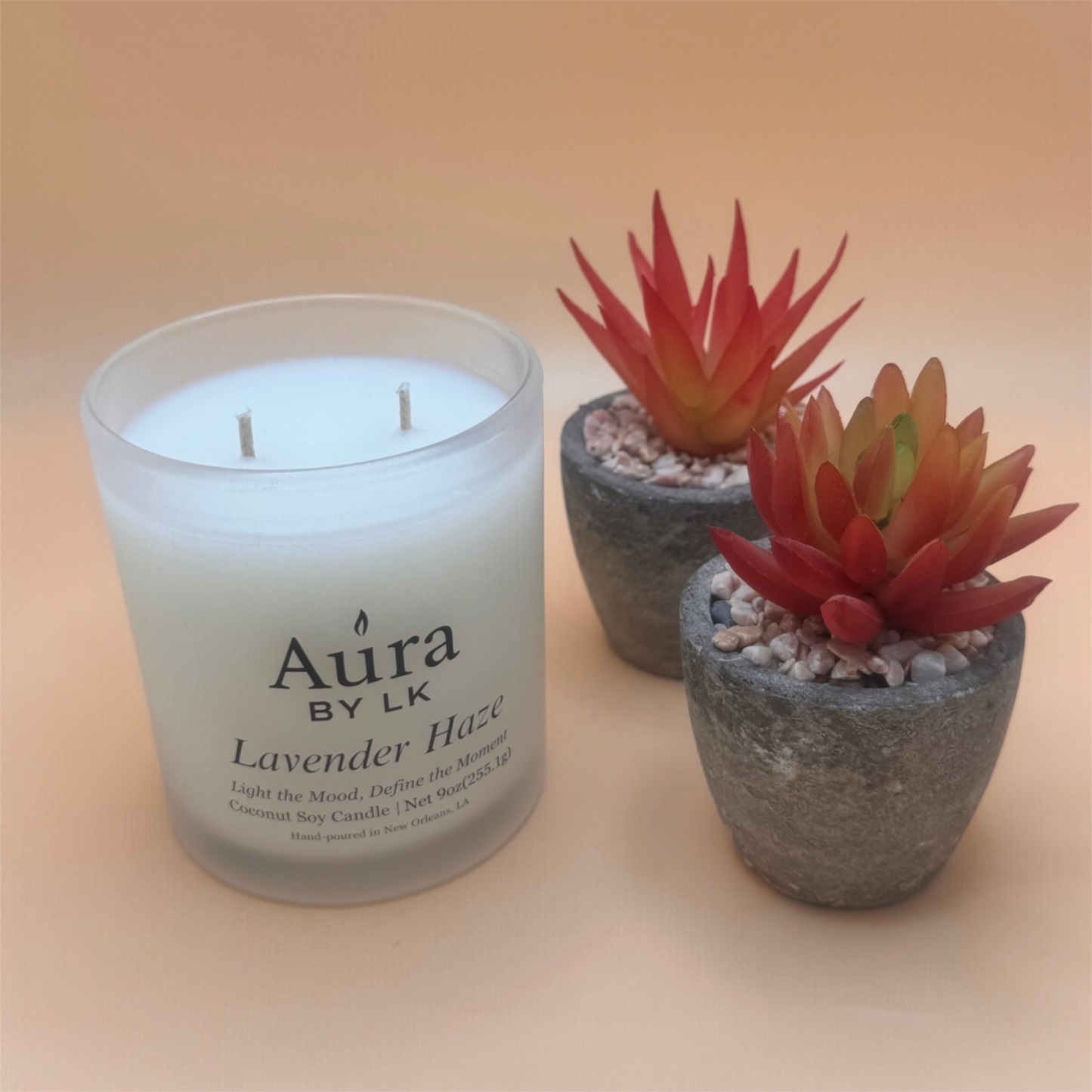 Aura by LK Lavender Haze 10oz candle