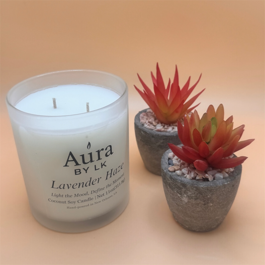 Aura by LK Lavender Haze 12oz candle