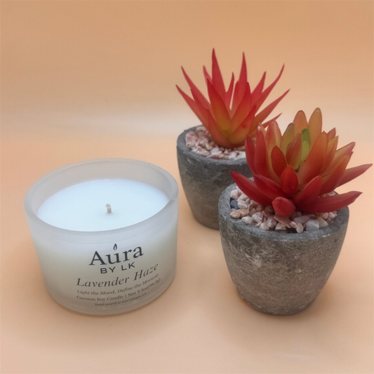 Aura by LK Lavender Haze 4oz candle