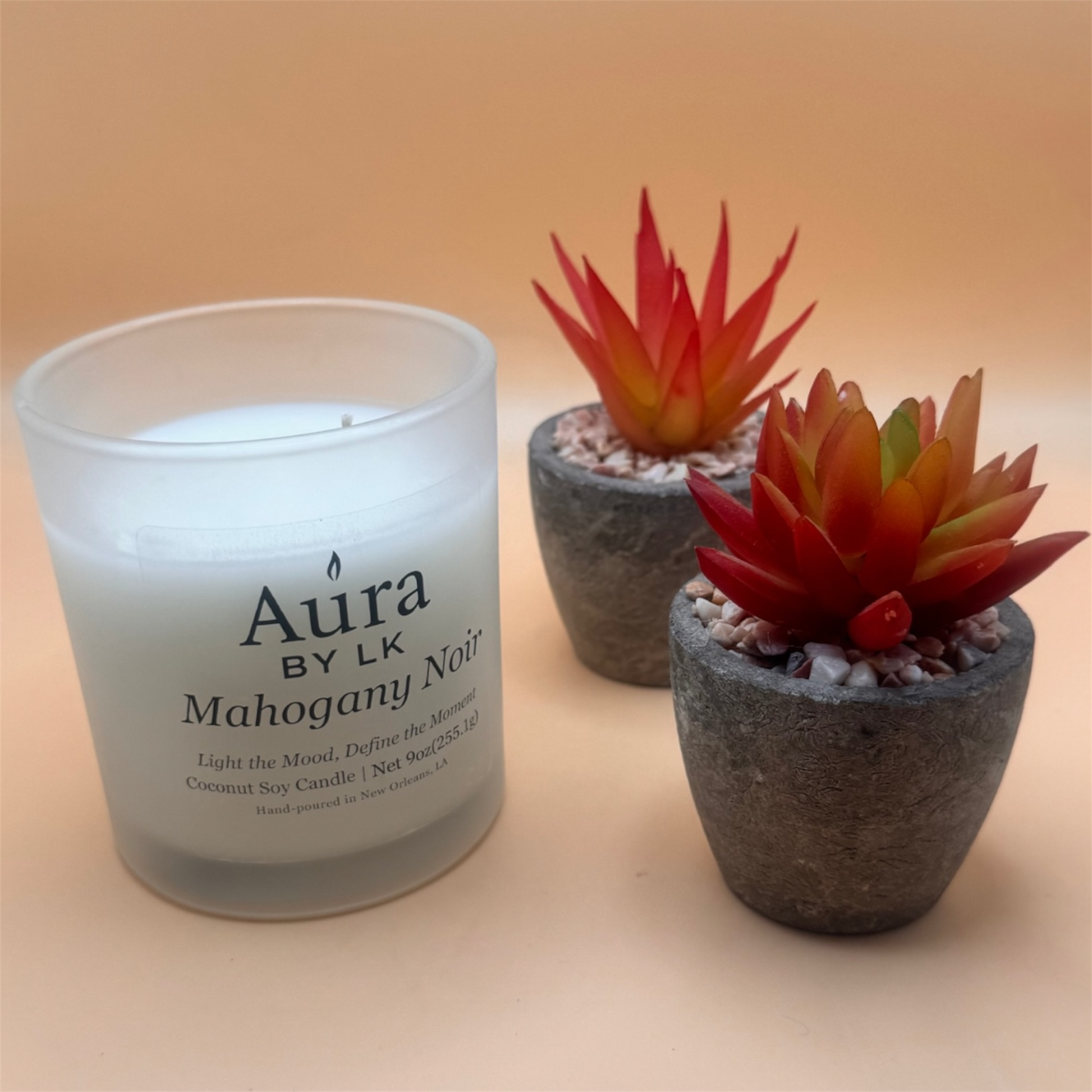 Aura by LK Mahogany Noir 10oz candle