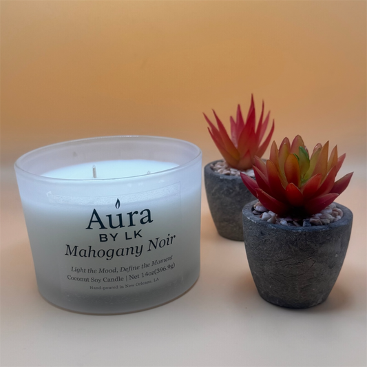 Aura by LK Mahogany Noir 16oz candle