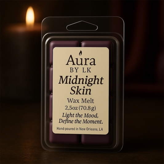 Aura by LK Midnight Skin wax melt