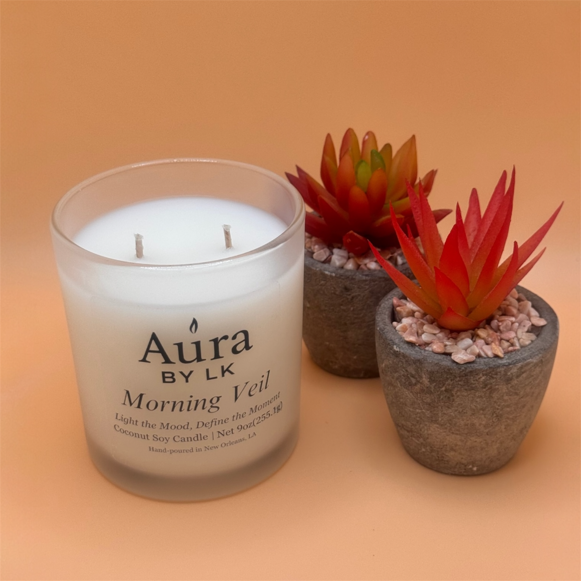 Aura By LK Morning Veil 10oz candle