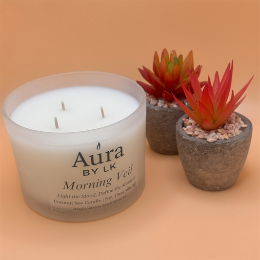 Aura By LK Morning Veil 16oz candle