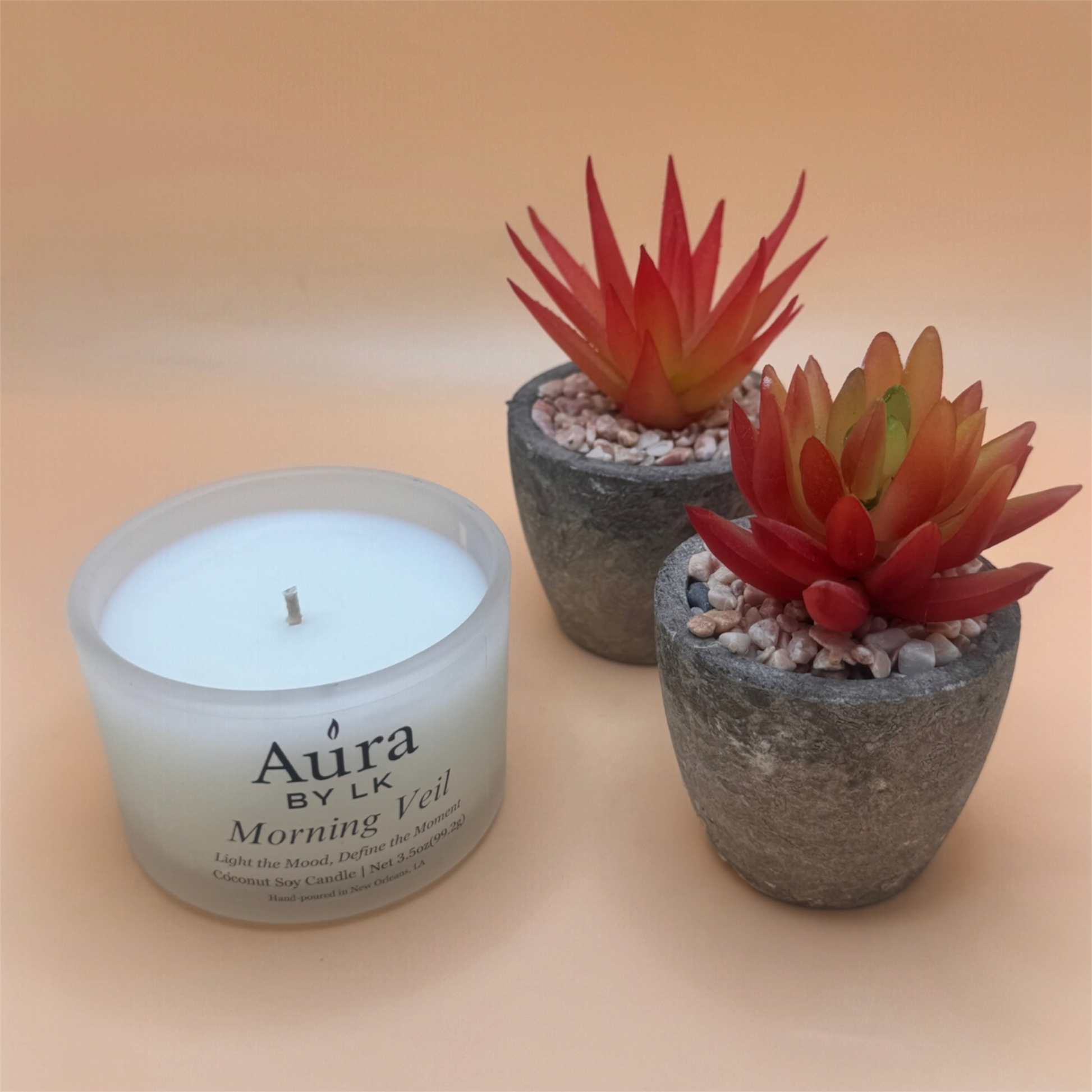 Aura By LK Morning Veil 4oz candle