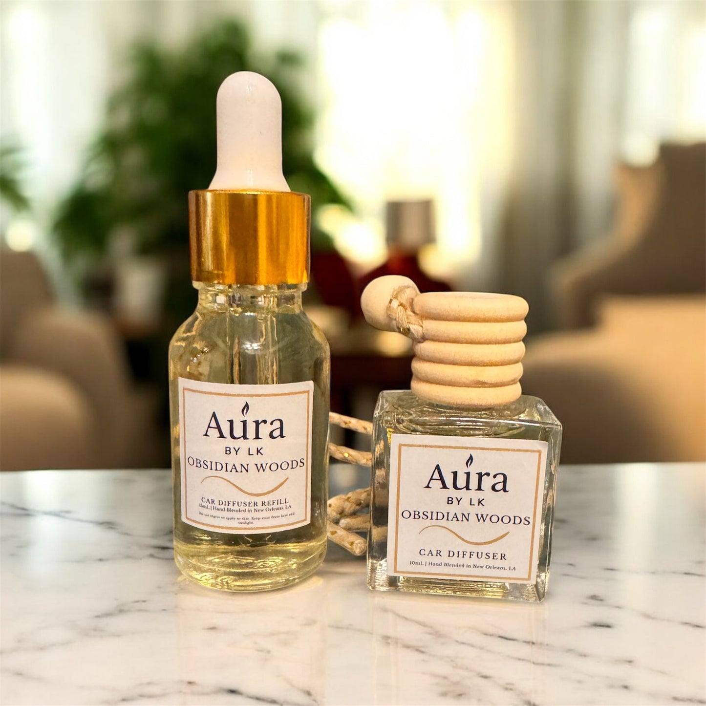 Aura by LK Obsidian Woods car diffuser 