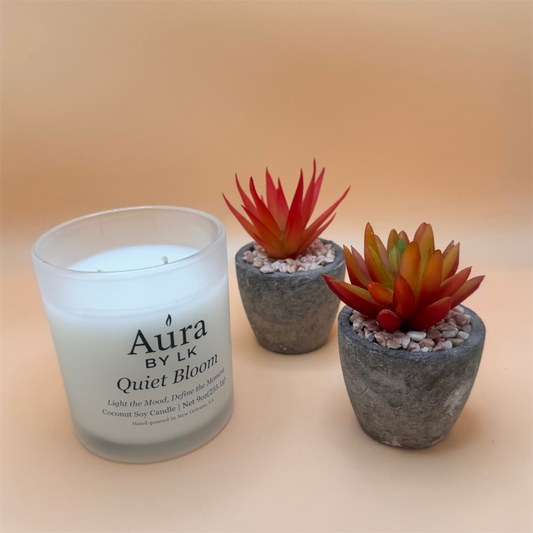 Aura by LK Quiet Bloom 10oz candle