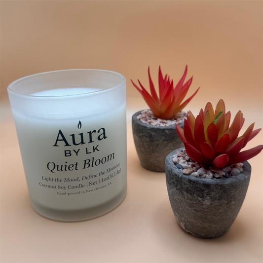 Aura by LK Quiet Bloom 12oz candle