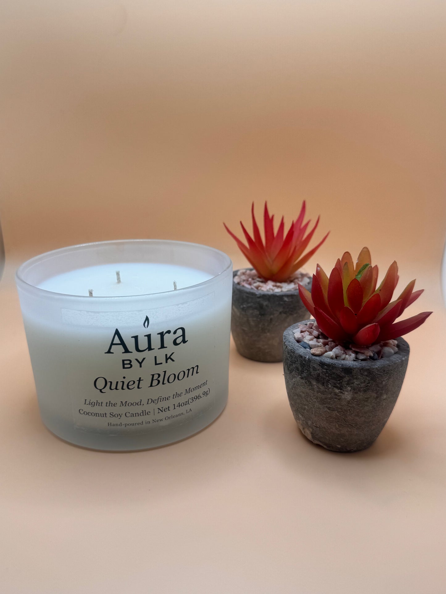 Aura by LK Quiet Bloom 16oz candle