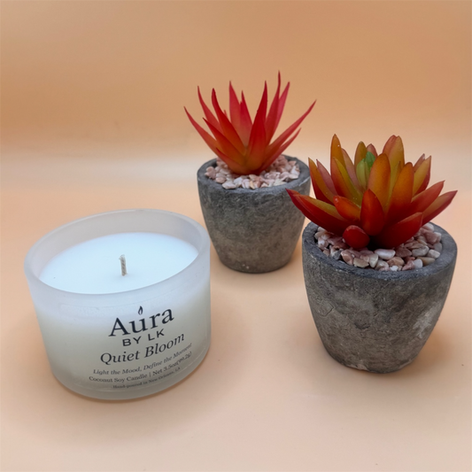 Aura by LK Quiet Bloom 4oz candle