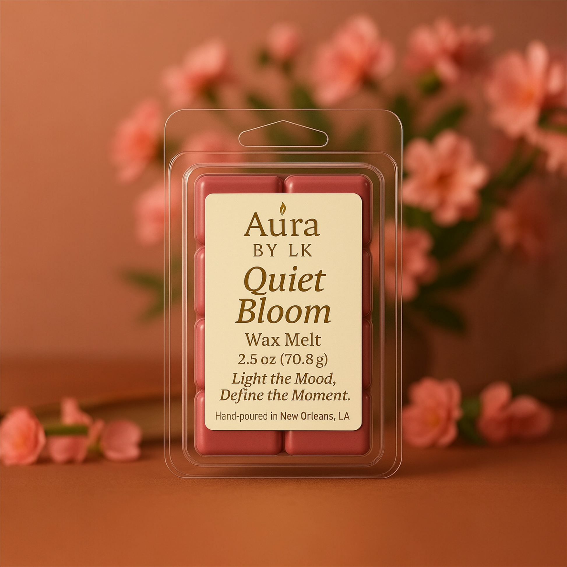 Aura by LK Quiet Bloom wax melt 