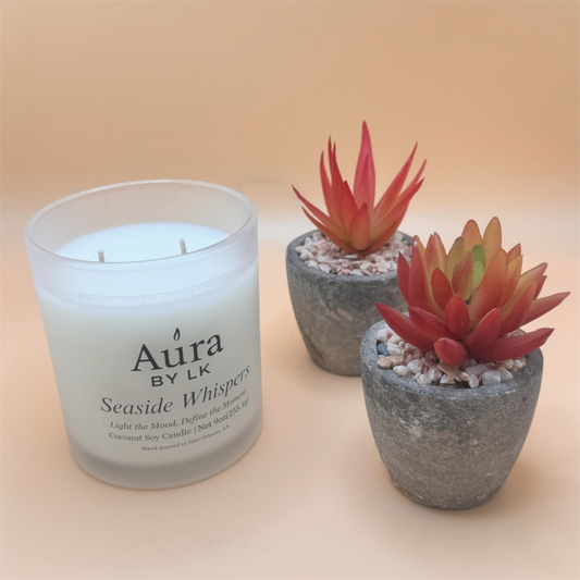 Aura by LK Seaside Whispers 10oz candle