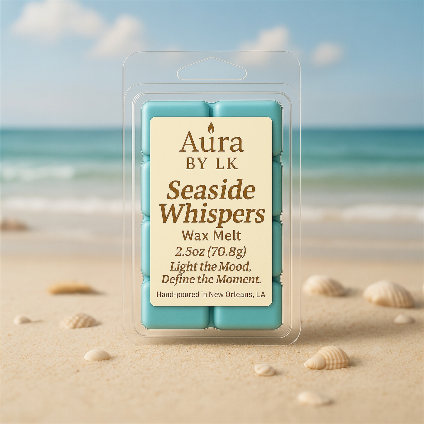 Aura by LK Seaside Whispers wax melt