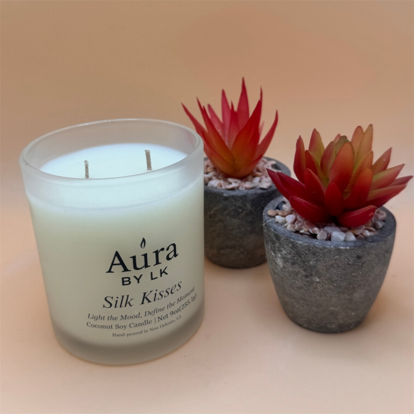 Aura by LK Silk Kisses 10oz candle