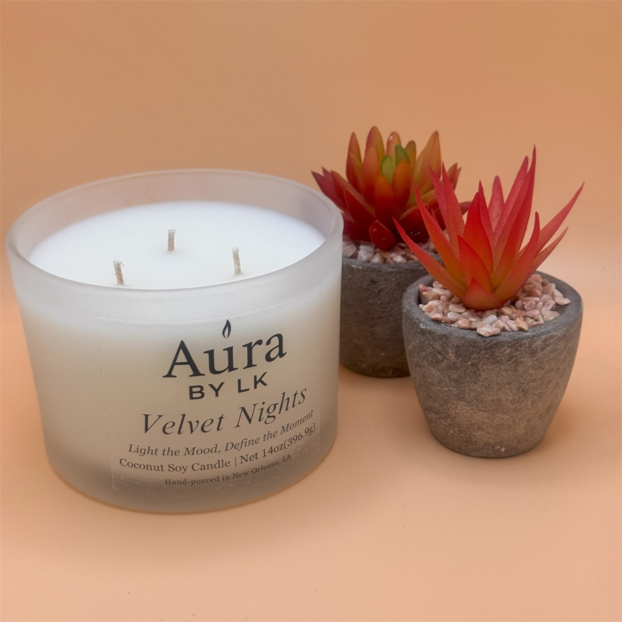 Aura by LK Velvet Nights 16oz candle 