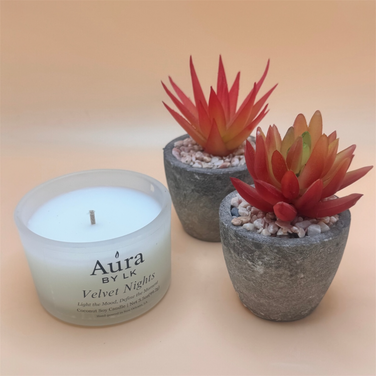 Aura by LK Velvet Nights 4oz candle